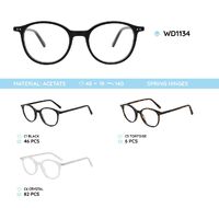 Plastic frames for glasses acetate material WD1134