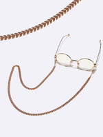 Glasses chain with color crystals GL1192