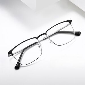 Metal glasses with blue light and UV protection 9680-2-GT
