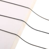 Black-colored metal non-slip chain, cooper snake 1,2 mm, for glasses and masks GL273