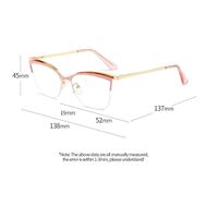 Metal glasses with blue light and UV protection 9706-GT