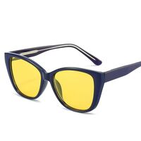 Polarized plastic TR90 sunglasses with UV400 protection 6013-GT