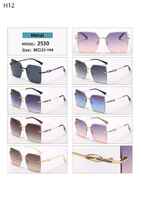 Polarized rimless metal sunglasses H12 Matrix MT2530