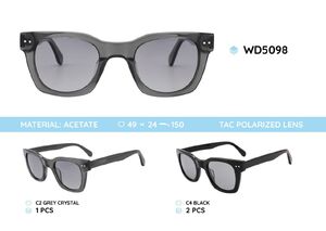 Acetate plastic frames polarized sunglasses WD5098