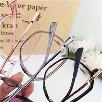 Оправа гибридная, металл + TR90, линзы с Blue Block покрытием SANTA M8014