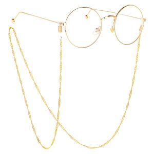 Gold-colored metal non-slip chain, for glasses and masks GS002