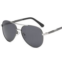 Поляризационные солнцезащитные металлические очки с защитой UV400 2813-2-GT