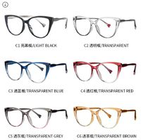 TR90 plastic frame or glasses with blue light protection, with spring hinges FA23003