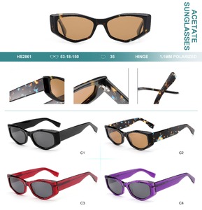 Поляризационные солнцезащитные пластиковые очки из материала ацетат Big City HS2861