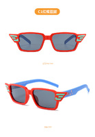 Polarized silicone sunglasses with UV400 protection for kids T1936