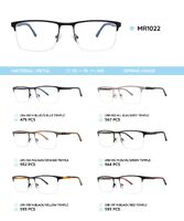 Metal frame with TR-90 temples with spring hinges MR1022