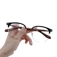 Оправа гибридная, металл + TR90, линзы с Blue Block покрытием SANTA 00210