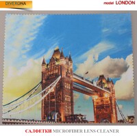 Салфетка для очков из материала микрофибра, плотный материал LONDON