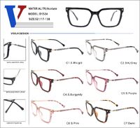 Оправа пластиковая из ацетата TR90 + металл с флексом D1524-DA