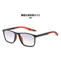 Sports reading PC plastic photochromic glasses with Blue Ray Cut protection KY1070渐变老花, diopters from +1.00 to +4.00