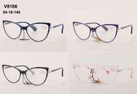 Ready-made plastic frame glasses for women Vizzini V8186, diopters from -4.00 to +4.00