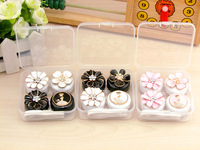 Mini set with contact lens cases XFFlowers, 2pcs