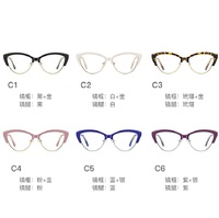 Plastic TR90 frames for glasses with Blue Ray Cut protection and flex hinges FOCUS FCS2177