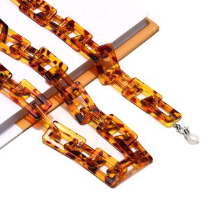 Цепочка для очков с леопардовым узором GB104