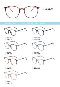 TR90 plastic eyeglasses frame HP02-03