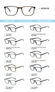 TR-90 plastic frames for glasses, with spring hinges MZ20-28