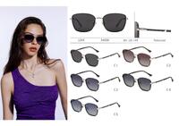 Polarized metal sunglasses for women Leke LK34006