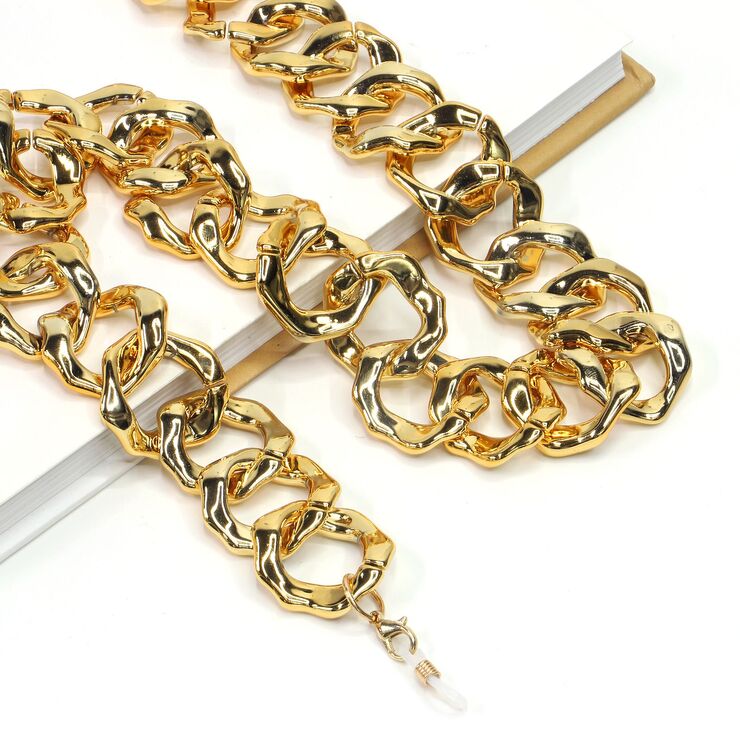 Glasses chain with pearls GB130