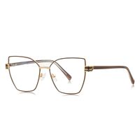 Оправа женская металлическая + TR90, линзы-блюблокеры с защитой от ультрафиолета и синего света More FCS3145