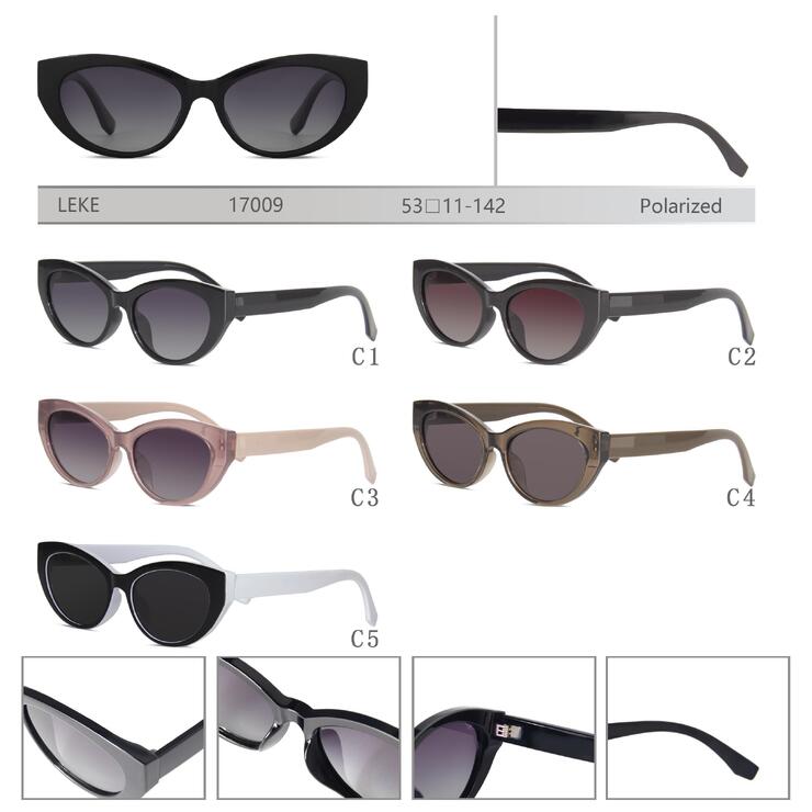 Polarized plastic sunglasses for women Leke LK17009