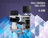 Рабочее место офтальмолога, комбинированный стол + кресло C-280, столешница 1220*690 мм