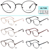 Metal eyeglass frame, material steel Allmilmo AL7109