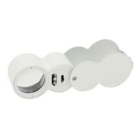 Folding magnifier with universal backlight 9888-XX, dimensions: ⌀25 mm. Magnification: 40Х
