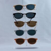 Plastic tabletop glasses stand for 5 slots 可拆卸001