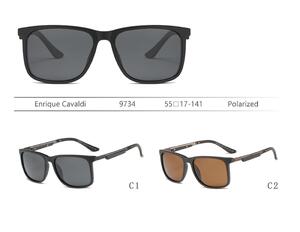 Солнцезащитные поляризационные пластиковые очки Enrique Cavaldi EC9734