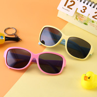 Polarized silicone sunglasses with UV400 protection for kids T11008