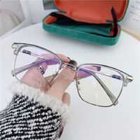 Оправа гибридная, металл + TR90, линзы с Blue Block покрытием SANTA 1579