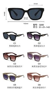 PC plastic sunglasses with plastic hinge 3200W