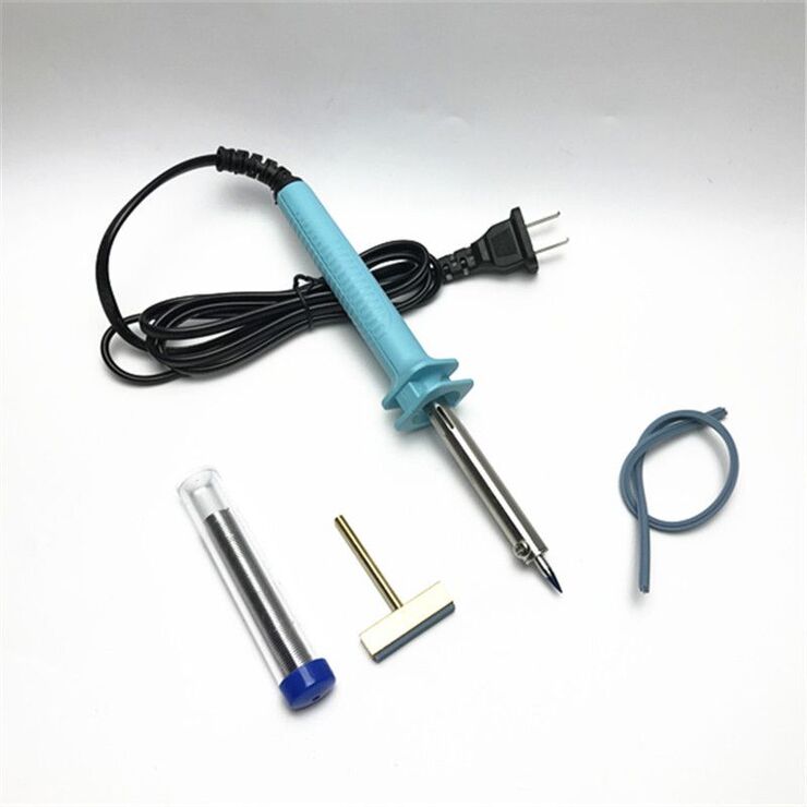 Soldering iron + T-shaped nozzle for soldering iron for mounting cables, powered by 220 V, 30 / 40 / 60 W