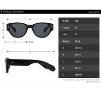 Plastic round sunglasses for women Elit 6017-EL