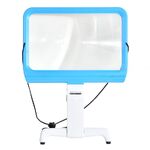 Tabletop magnifying glass with backlight and neck suspension 185115B-XX, magnification: 2.5X