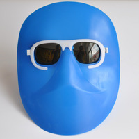 Маска защитная сварочная пластиковая, 20*26 см, толщина 1 мм