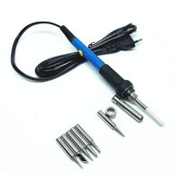 Паяльник с регулируемой температурой, 60 Вт, питание от 220 В