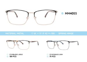 Metal men's frame for glasses MM4055