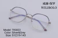 Metal +TR90 ultrathin women's frames with spring hinges Wilibolo TR3022