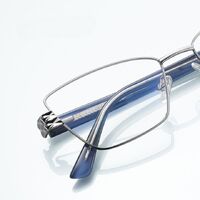 Metal + TR90 plastic Blue Blocker glasses frame for women with UV and blue light protection lenses More FCS3170