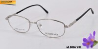 Женская металлическая оправа из стали для очков Allmilmo AL8006