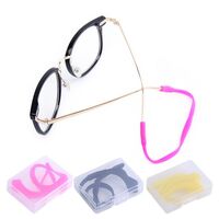 Kit: elastic string glasses holder with, 18 cm, fastening - Ø3*4 mm + silicone stopper