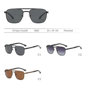 Солнцезащитные поляризационные металлические очки Enrique Cavaldi EC8662