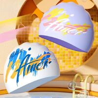 Silicone waterproof swimming cap for adults SC100-YU