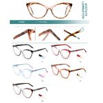 Оправа пластиковая из ламинированного многослойного ацетата с флексом Big City CL9025